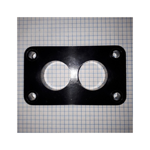 VAZ-4576 REEDMORAL Carburetor gasket 2105-20, textolite, body, oval, 1 hole for 2105