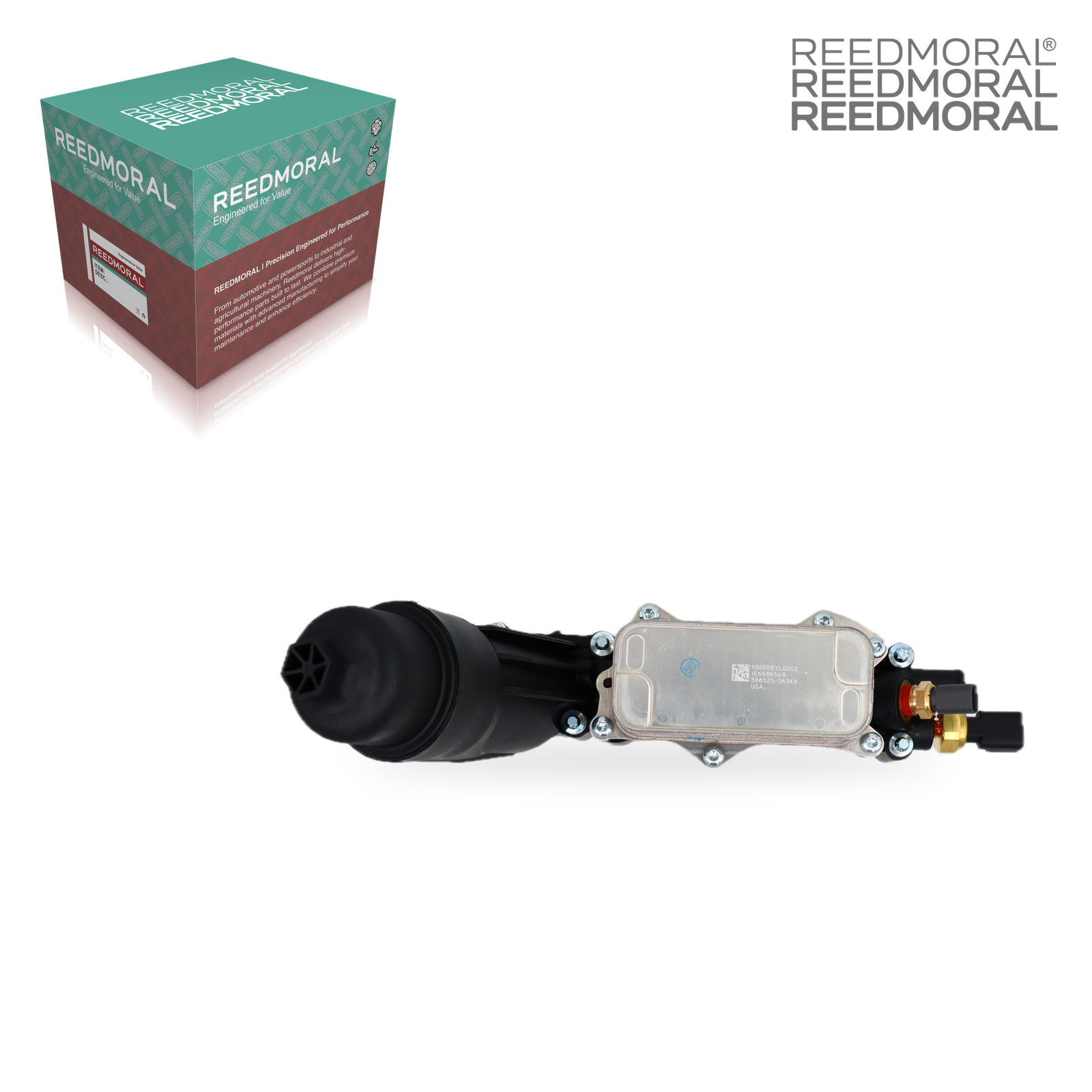 YLQ002 REEDMORAL Engine Oil Cooler 68105583AF detail view 8