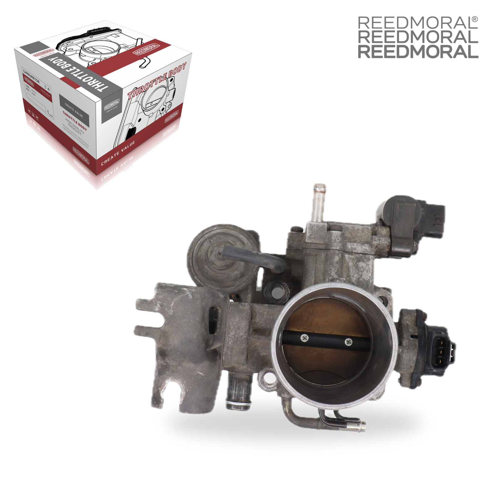 J1122A REEDMORAL Mechanical Throttle Body Assembly 22210-75240 22210-75250 detail view 3