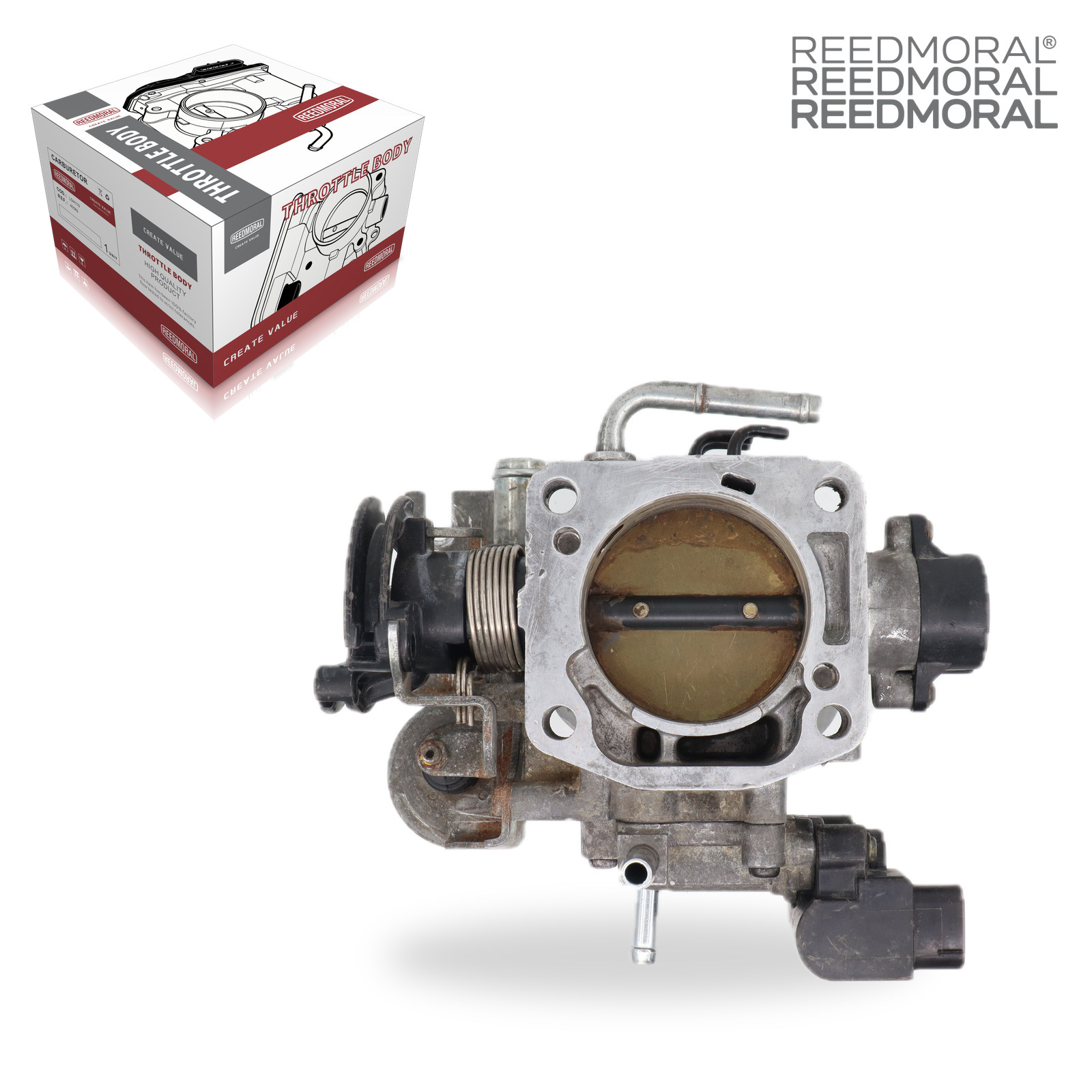 J1122A REEDMORAL Mechanical Throttle Body Assembly 22210-75240 22210-75250 detail view 4