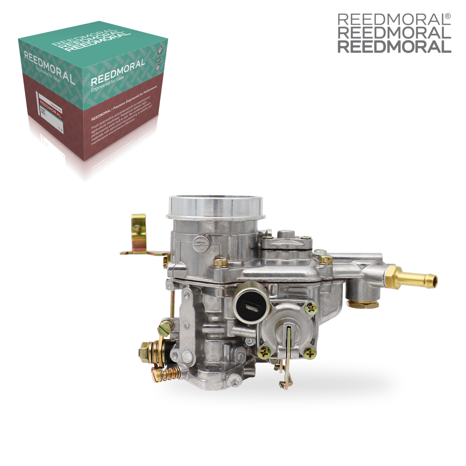 LDH163A REEDMORAL carburetor 44-1001-1 front side view with REEDMORAL packaging