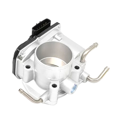 J1315 REEDMORAL electronic throttle body 22030-28060 upper inlet, connector and hose-port view