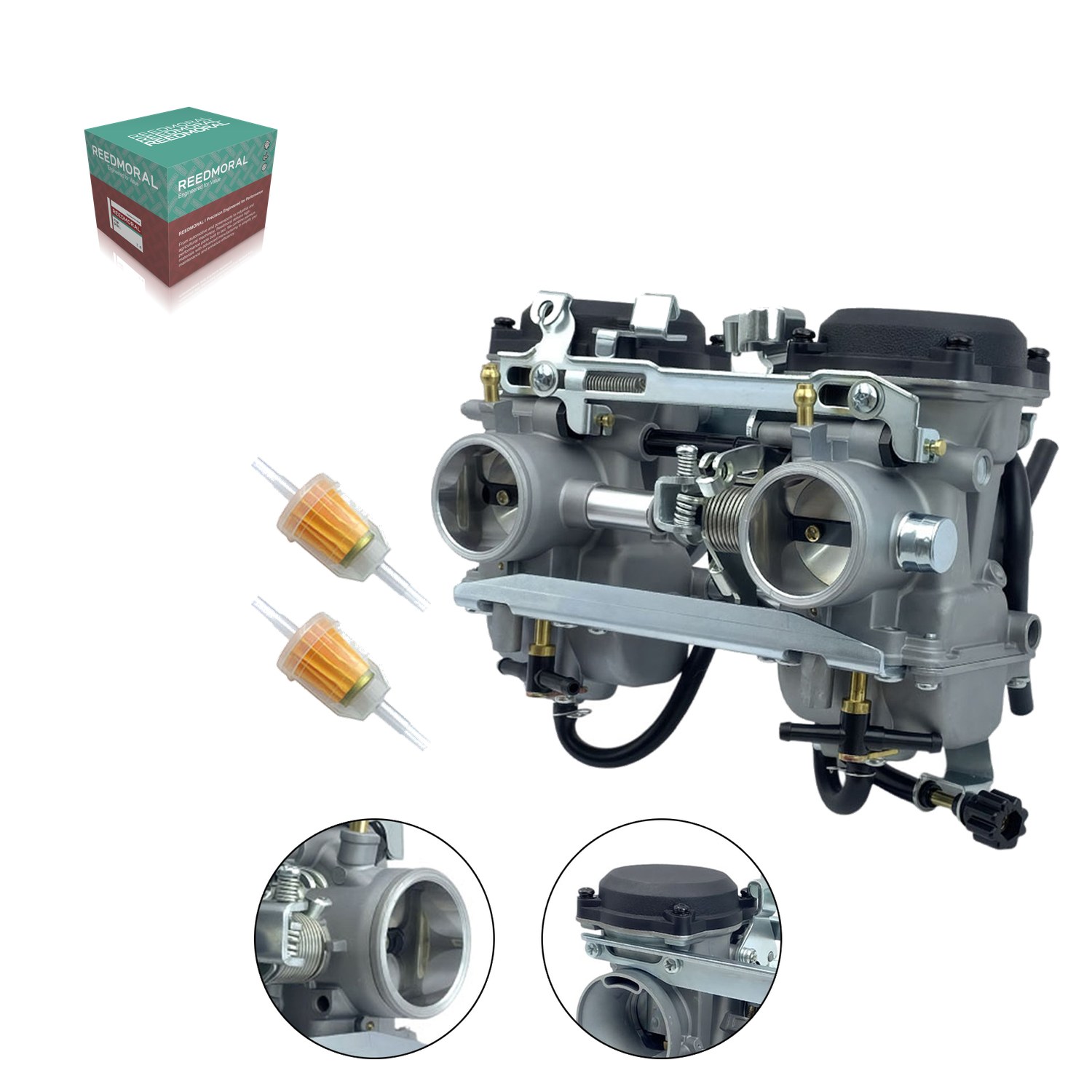 LDH911 REEDMORAL 15004-0045 Kawasaki Vulcan 500 LTD / EN500C; exact OEM catalogue application 2008-2009 intake and mounting configuration view