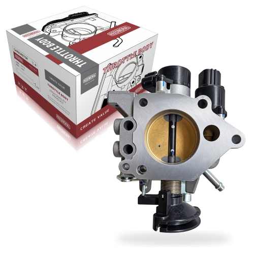 J1557 REEDMORAL 22210-BZ100 22210-BZ100-001 Daihatsu Gran Max Luxio mechanical throttle body main view with REEDMORAL throttle-body packaging