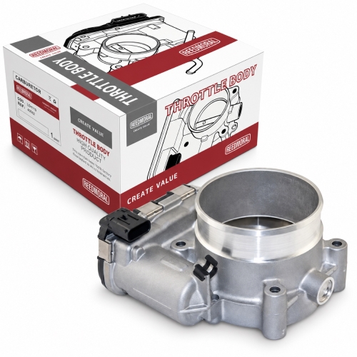 J1556 REEDMORAL FR3E-9F991-AA FR3Z-9E926-A Ford 5.0L 6.2L electronic throttle body alternate angle with REEDMORAL throttle-body packaging
