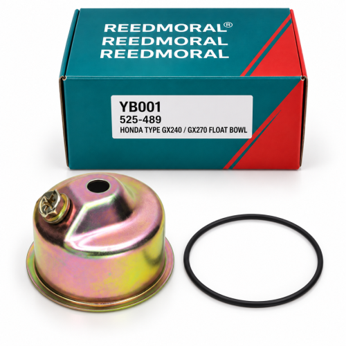 YB001 REEDMORAL Honda GX240 GX270 carburetor float bowl 525-489 16015-ZE2-005